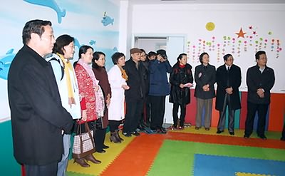 中国残联领导来院视察