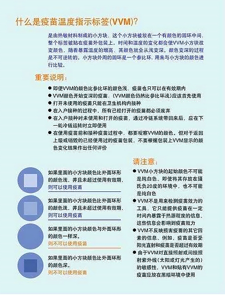 疫苗温度指示标签VVM